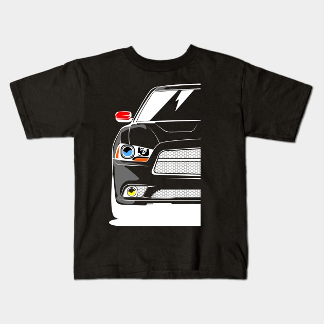 Charger SRT 2014 Kids T-Shirt by EtyazaForez